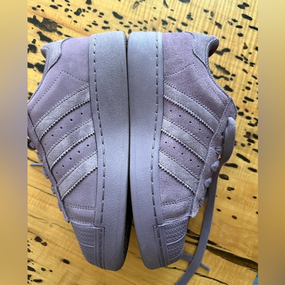 Adidas platform superstar suede sneakers - Picture 6 of 11